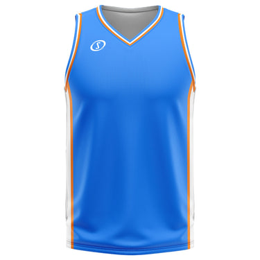 Spalding Unisex Basketball Game Jersey - Citrus Sky