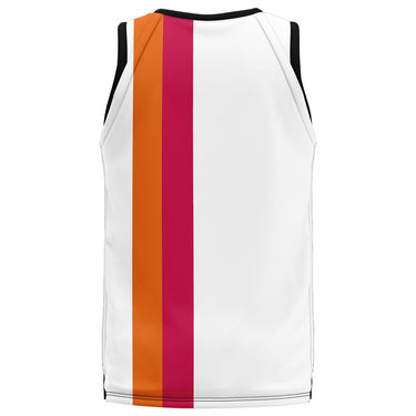 Spalding Unisex Basketball Game Jersey - Bombers White