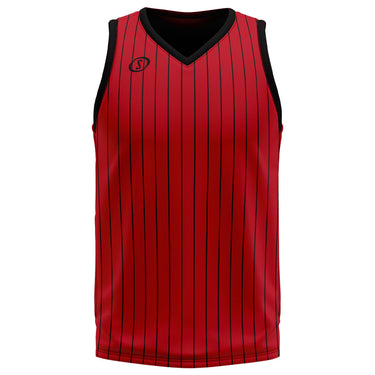 Spalding Unisex Basketball Game Jersey - Chitown Red