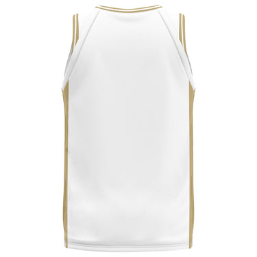 Spalding Unisex Basketball Game Jersey - Classic White