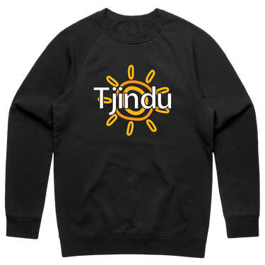 Tjindu Vintage Cotton Crewneck - Logo