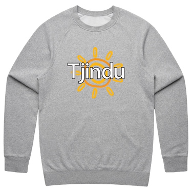 Tjindu Vintage Cotton Crewneck - Logo
