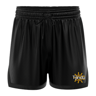 Tjindu Casual Shorts with Pockets - Black/Black