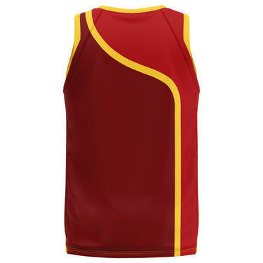 Spalding Unisex Basketball Game Jersey - Hawks Red