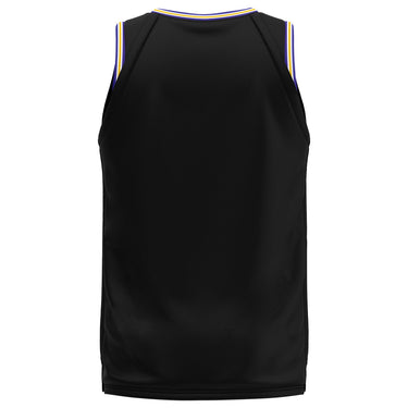 Spalding Unisex Basketball Game Jersey - Lakeshow Black