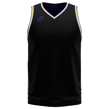 Spalding Unisex Basketball Game Jersey - Lakeshow Black