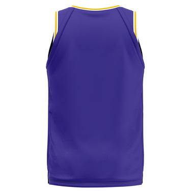 Spalding Unisex Basketball Game Jersey - Lakeshow Purple