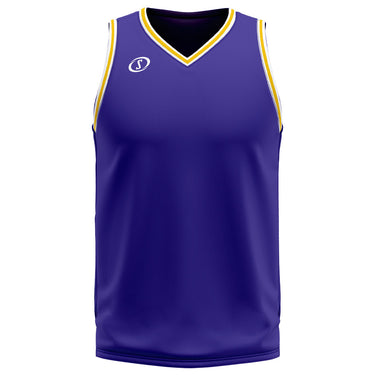 Spalding Unisex Basketball Game Jersey - Lakeshow Purple