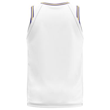 Spalding Unisex Basketball Game Jersey - Lakeshow White