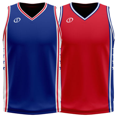 Spalding Unisex Basketball Reversible Game Jersey - Phila