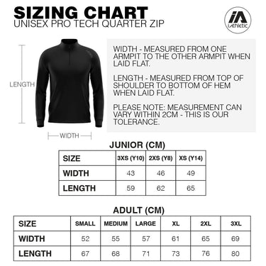Cranbourne SC Pro Tech Qtr Zip Jacket