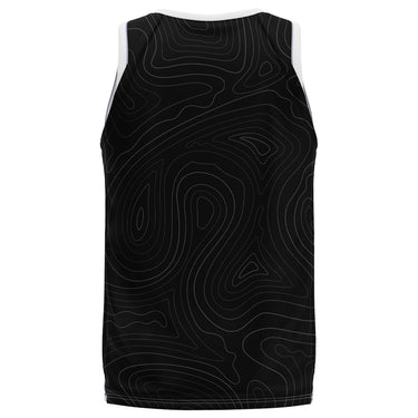 Spalding Unisex Basketball Game Jersey - Scape Black