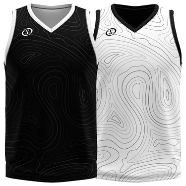 Spalding Unisex Basketball Reversible Game Jersey - Scape