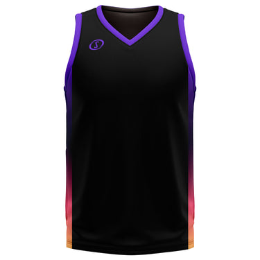 Spalding Unisex Basketball Game Jersey - Valley Black