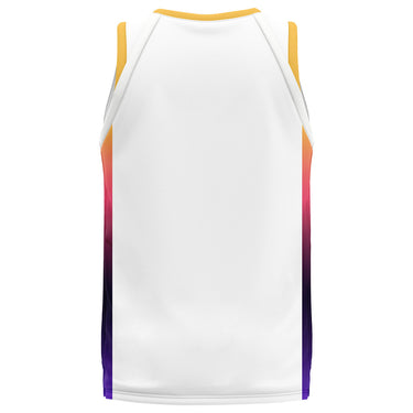 Spalding Unisex Basketball Game Jersey - Valley White