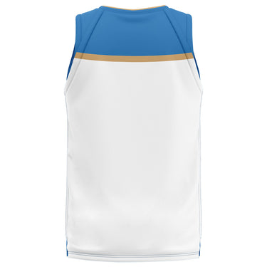 Spalding Unisex Basketball Game Jersey - Wiz White